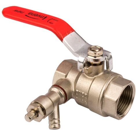 Wasserkugelhahn 1/2" GW mit Entleerungsventil