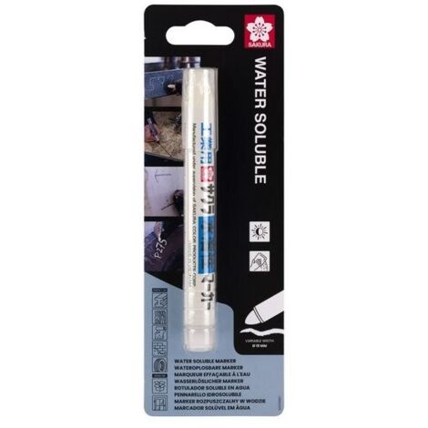 Wasserlöslicher Marker Weiß, Sakura