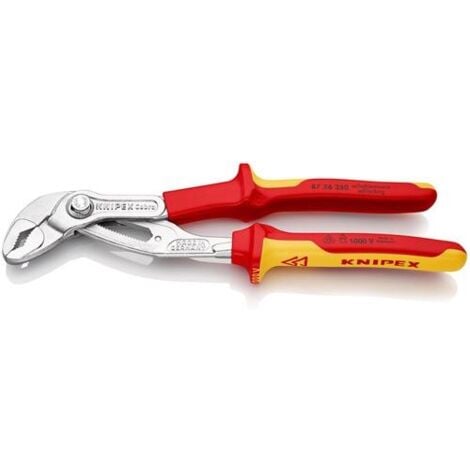 Wasserpumpenzange Cobra® L.250mm Spann-W.46mm verchr.VDE 2K-Hülle KNIPEX