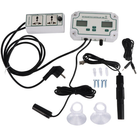 Wasserqualittstester PH EC TEMP 3 in 1 Tester WIFI Automatischer Identifikationstester mit Alarmfunktion EU-Stecker 230V