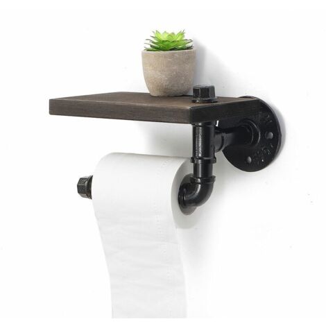 Wasserrohrhalter aus Schmiedeeisen, Papierhandtuchhalter 2