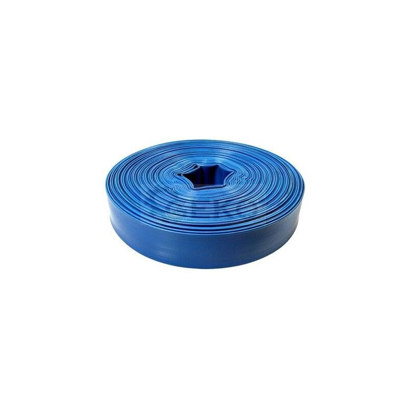Geko G70007 Paclay - Flachschlauch (2, 54 X 50 M, 2 Stangen), Farbe Blau