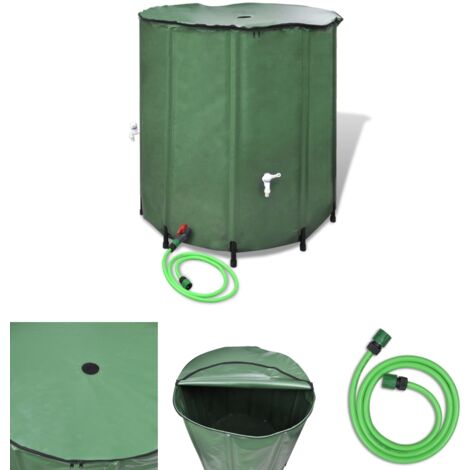 Wasserspeicher Regentonne Wassertank 500L klappbar - Bewässerungssysteme