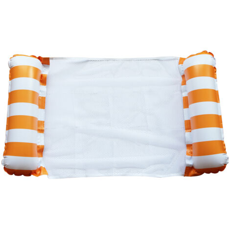 Wasserspiel-Liegestuhl, Schwimmbett-Sofa, aufblasbarer Schwimmkreis für Erwachsene (Pumpe inklusive)
