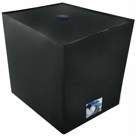 Wassertankabdeckung, 1000L IBC-Tankabdeckung, staubdicht, UV-beständig, regenfest (116 x 100 x 120 cm)
