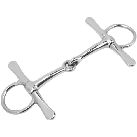 Wassertrense aus Edelstahl für Pferde, 125 mm Kaurolle zum Reiten und für die Gartenarbeit.
