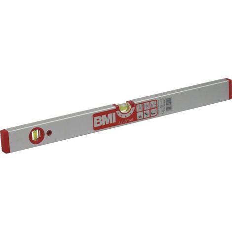 Wasserwaage ALUSTAR, Aluminium 100cm, Genauigkeit 0,5mm/m, m.Magnet