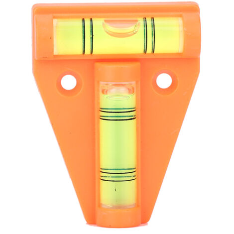 Wasserwaage mit Befestigungsloch - Kameramesswerkzeug (Orange)