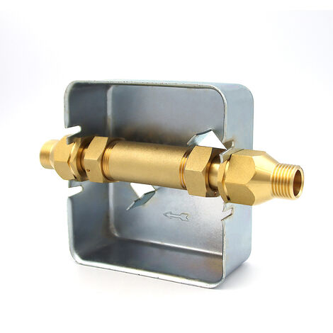 Wasserzähler Unterputz-Einbaukasten UPK, 1/2" AG, 15mm Lötanschluss