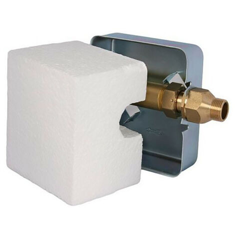 Wasserzähler Unterputz-Einbaukasten UPK, 3/4" AG, 22mm Lötanschluss