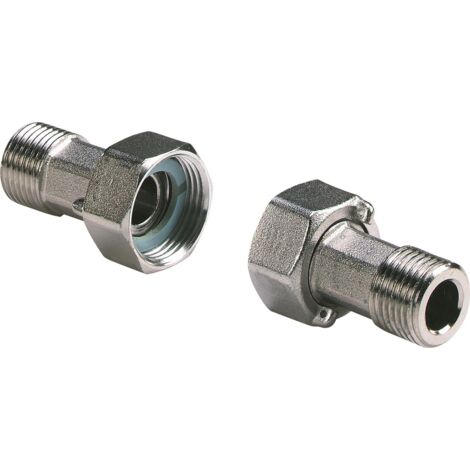 Wasserzähler Verschraubung 1/2" verchromt