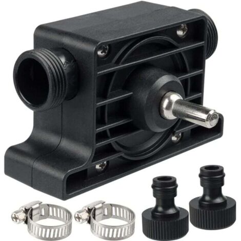 Water and Oil Pump for Drills, Mini Portable Electric Drill Drive Pump, High Flow Miniature Drill Drain Pump for Aquarium, Pond, and Home Garden