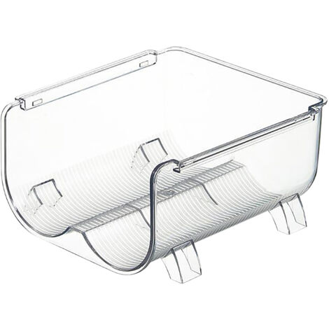Water Bottle Organizer Transparent Stackable Space Saving Water Bottle Storage Holder Rack for Vacuum Cup 2 Grids