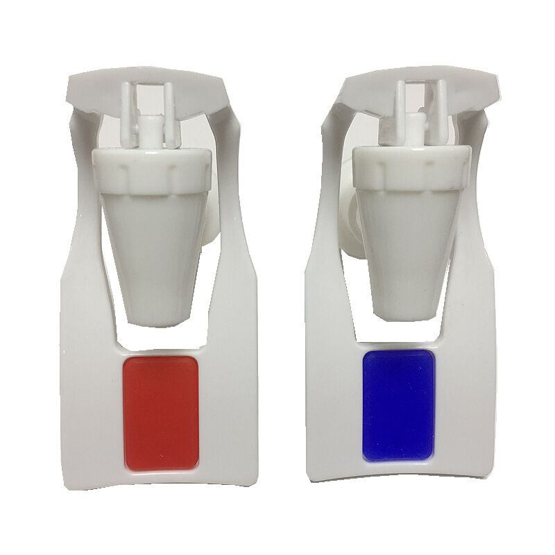 Image of Water Cooler Faucet Plastic Water Dispenser Clean Faucet Fits Adapter Hot Cold Water Faucet Replacement Red Blue 4pcs105.5CM - Alwaysh