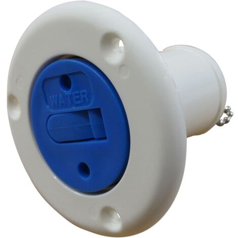 Water Filler Cap - 33MM Nylon Deck Socket Marine Plug Motorhome Caravan