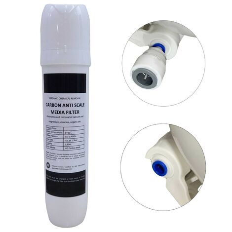 Water Filter 10" Cartridge - Boiling Hot Water Tap 6mm / 10mm Connector Housing