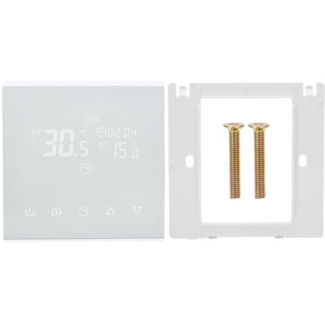 Water/Floor Heating Thermostat Wall Mounted Stove Temperature Controller Panel AC220V