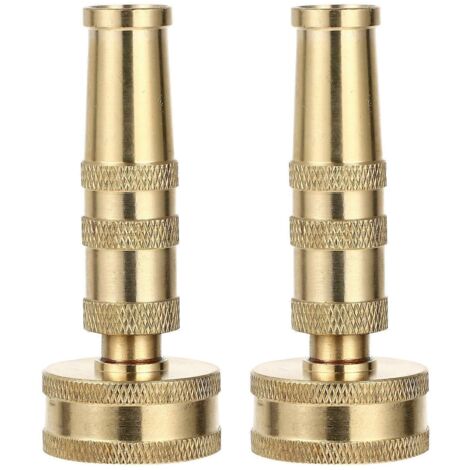 Water Hose Nozzle Adjustable Heavy Duty Outdoor Garden 4Pcs Spray Device