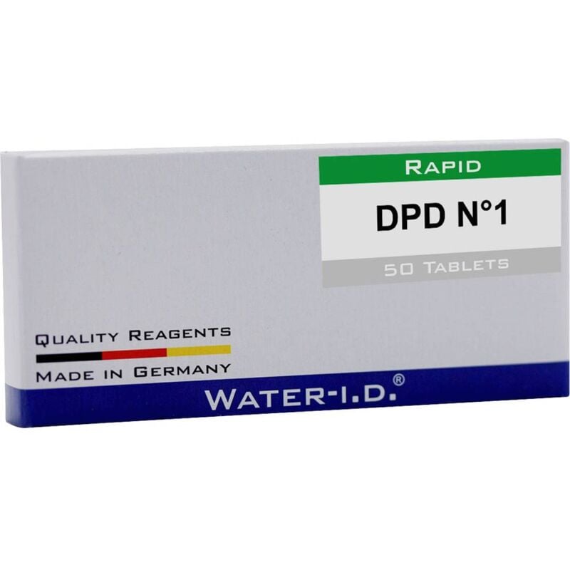Water Id - 50 Tabletten dpd N°1 für FlexiTester Tablettes