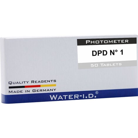 WATER-I.D. Water ID 50 Tabletten DPD N°1 für PoolLAB Tabletten