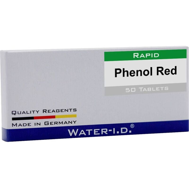 Water Id - 50 Tabletten Phenol Rot für FlexiTester Tablettes
