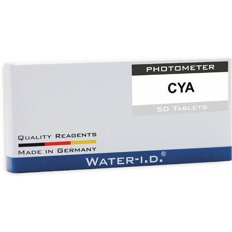 WATER-I.D. Water ID 50 Tabletten Cyanursäure für PoolLAB Tabletten