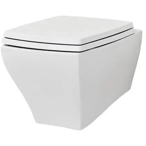 Water Jazz sospeso cm. 54x36 bianco lucido con fissaggio incluso