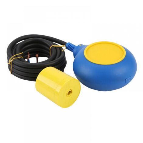 Water Level Sensor, 220V 16A Liquid Level Control Contactor Float Switch for Water Supply, 2m