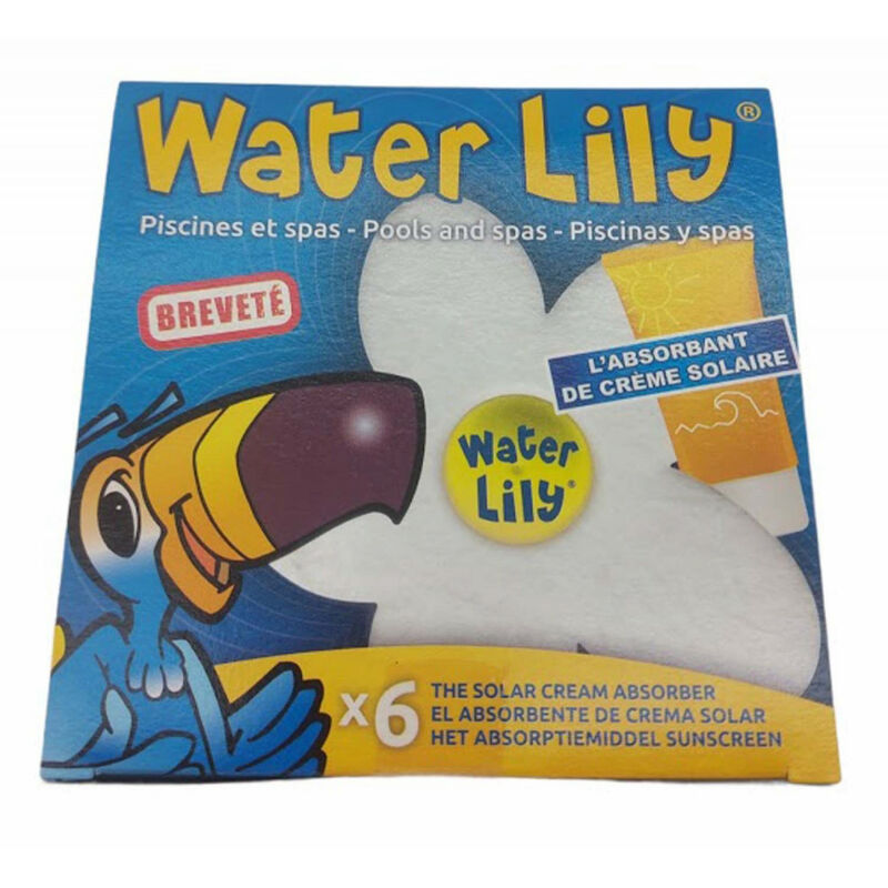 water lilly -une boite de 6 Absorbant spécifique des résidus gras