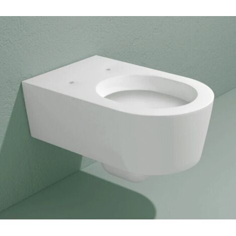 Water Link sospeso senza brida cm. 56x36 bianco lucido di