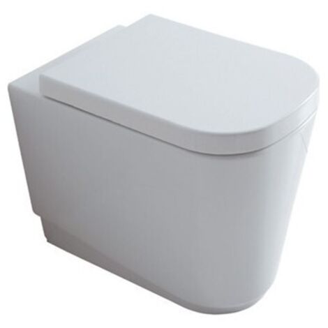 Water MEG11 filomuro scarico traslato cm. 55x35 bianco lucido di