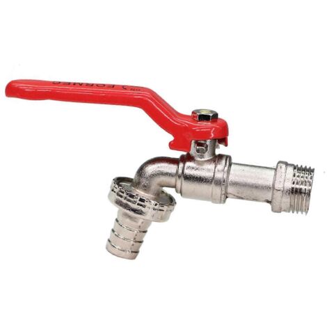Water Nozzle Zinc Alloy Outlet Water Tap Fauset Rustproof High Pressure For Garden Belt Nozzle