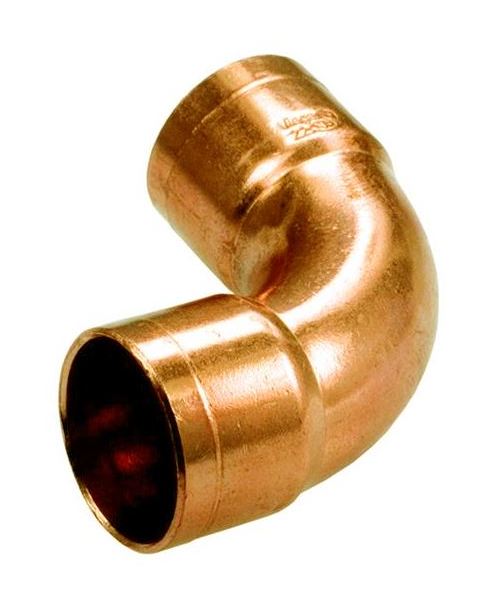 Conex - Water Pipe Fitting Elbow Copper Connector Solder Female x Female 18mm Diameter