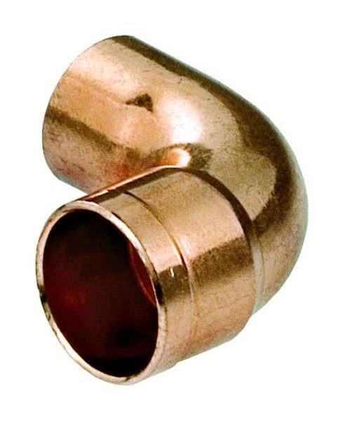 Conex - Water Pipe Fitting Elbow Copper Connector Solder Male x Female 15mm Diameter