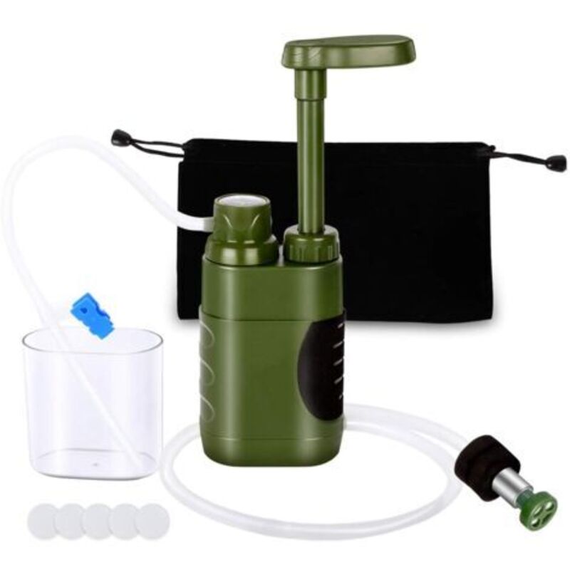 Image of Water Purifier Pump, Outdoor Portable Three-Stage&hellip;