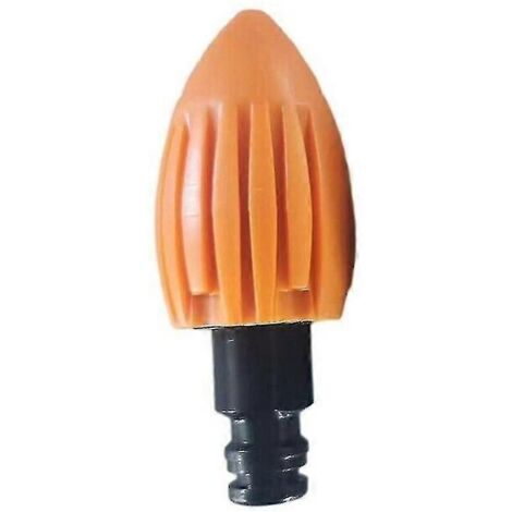 Water Rocket Cleaning Nozzle Drain Pipe - Orange