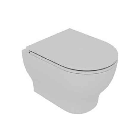Water Speed sospeso senza brida (rimless) cm. 52x36 bianco lucido