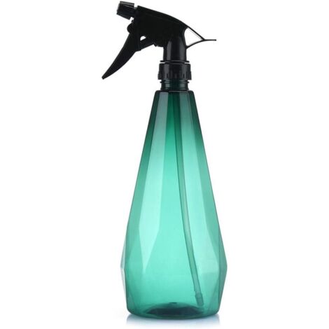 Water Spray Bottle, 1L, Plastic Bottles, Water Spray Bottle, Transparent Spray Bottle, Empty Trigger, Refillable Spray Bottle, Green