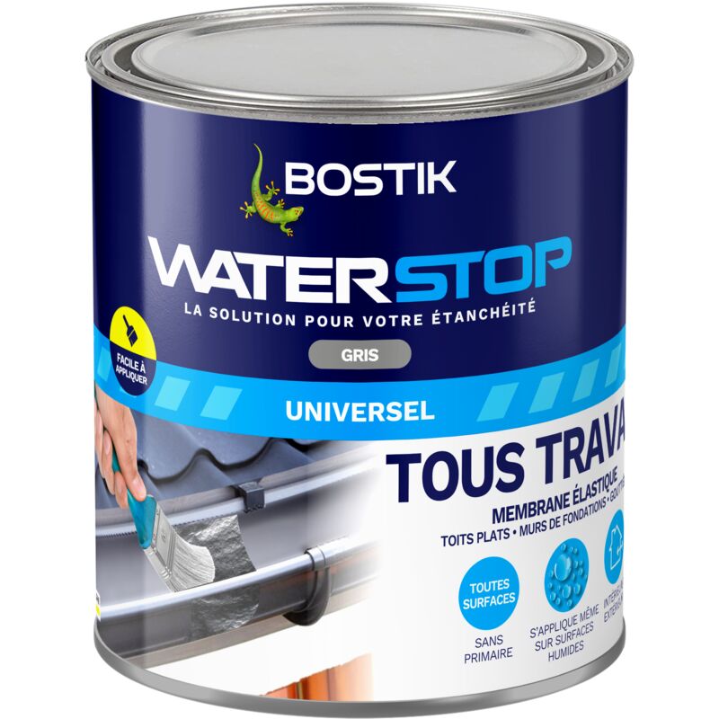 Bostik - Membrane d'étanchéité Waterstop Gris Couleur: Gris - Conditionnement: