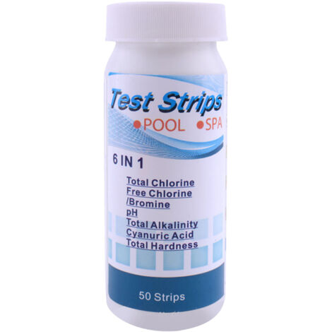 Water Test Strip PH Value Total Hardness Test Strip Pool Test Strip for Aquarium Pond 6 in 1