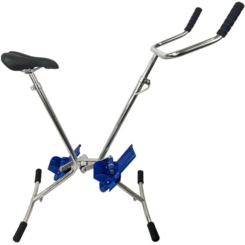 Water Clip - WaterClip - AquaBike acier inoxydable - Vélo de piscine léger - Hauteur réglable - Prof 1m10 à 1m20