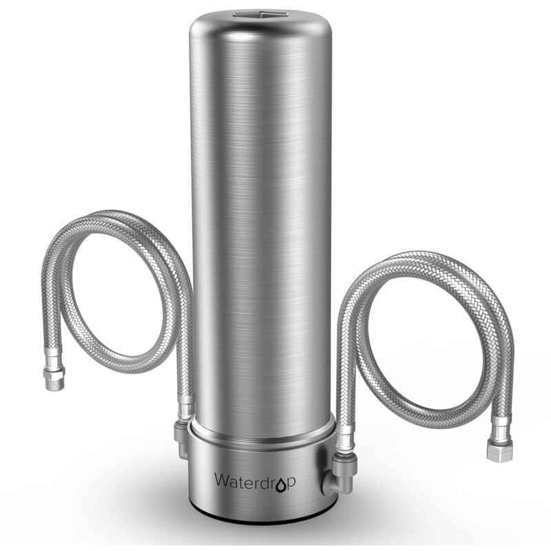 AS13 Système de Filtre à eau sous évier, Filtre eau Robinet en Acier Inoxydable 5+1 étapes de 30000 Litres, Certifié nsf/ansi 42, Réduit le Plomb, le