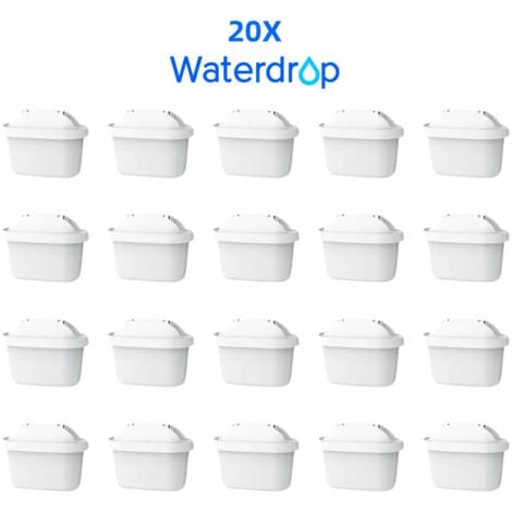 Waterdrop Cartouche Filtrante, Remplacement pour Brita Maxtra+, Style, Merella Cool, Mavea Elemaris XL, Dafi Unimax Brita Fun, TÜV SÜD, NSF Certifiée(20)