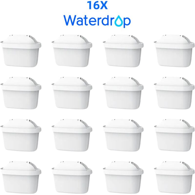 Waterdrop - Cartouche de Filtre à Eau, Remplacement pour Brita® Maxtra+® Plus, Maxtra Pro® All-in-1, Compatible avec Brita® Carafe Filtrante, Réduire