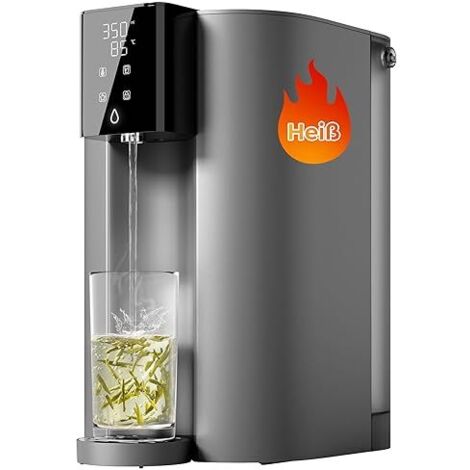 Waterdrop CoreRO Countertop Reverse Osmosis System, Instant Hot Water Dispenser, 5 Temperature Options, 6-Stage Filtration, 3:1 Pure to Drain, Reduces PFAS, No Installation, WD-C1H