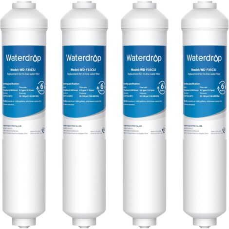 Waterdrop – Filtre à eau pour réfrigérateur Samsung DA29-10105J – Filtration avancée des contaminants – Fabrication en carbone pur – Remplacement facile - DA99-02131B