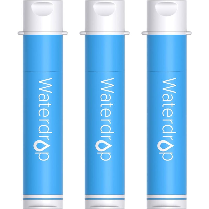 Paille de Filtre à Eau pour La Randonnée, Système de Filtration de Camping Portable, Purificateur d'Eau Potable pour Sac à dos de Voyage d'Urgence