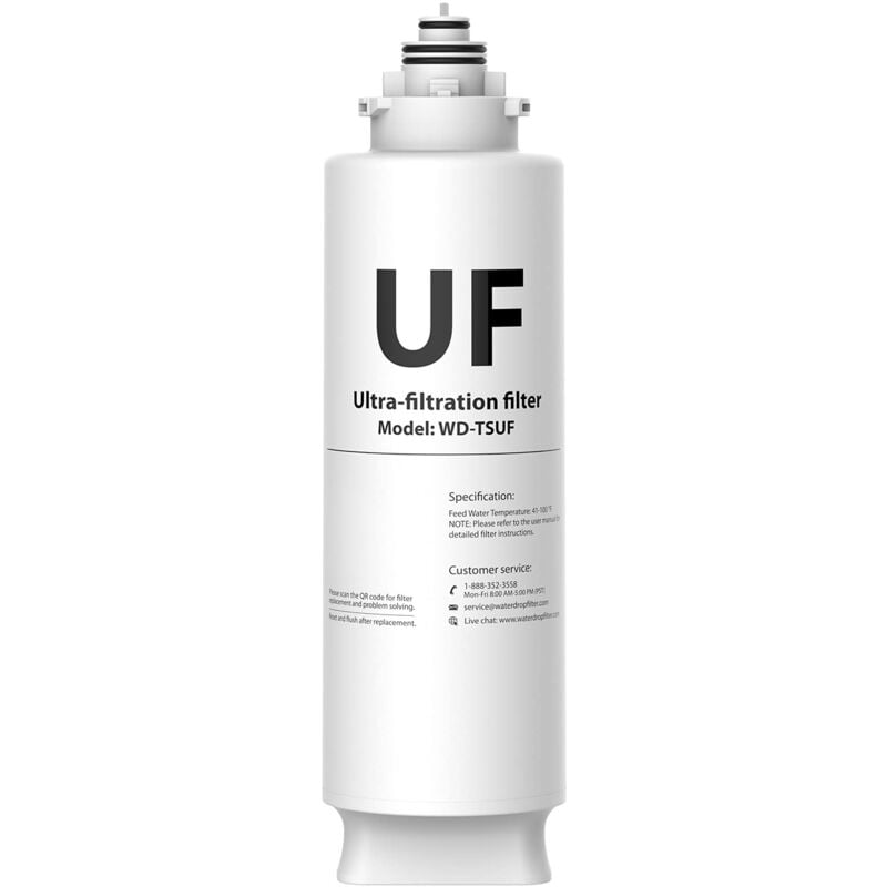 Tsuf Ultra-Filtration Under Sink Water Filter, Replacement for tsu-w 3-Stage Ultra-Filtration Under Sink Water Filter System, 0.01 Micron, 4000