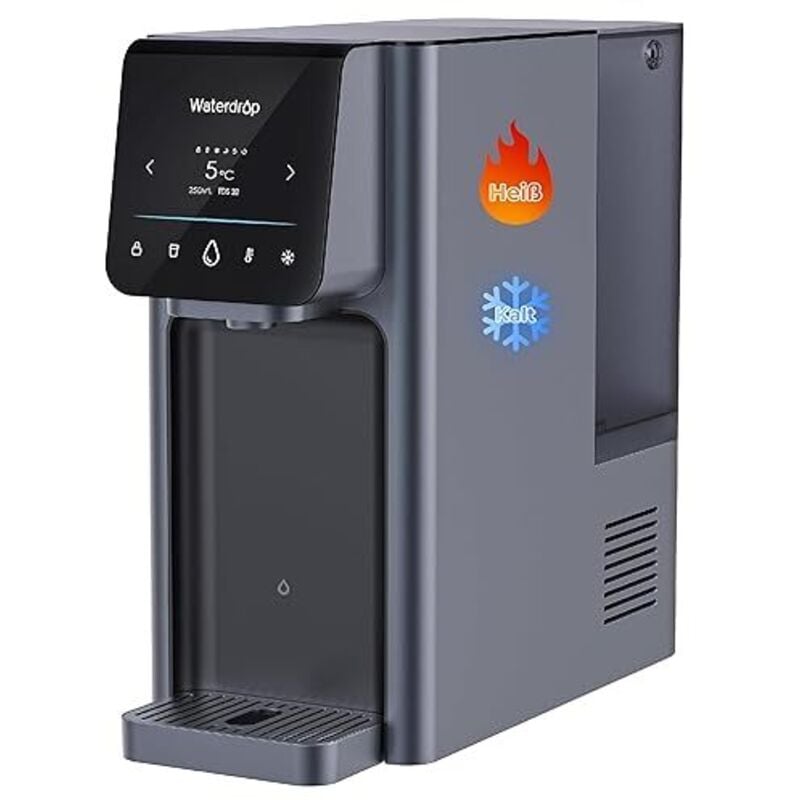 Waterdrop - WD-A1 Système d'Osmose Inverse de Comptoir, Distributeur d'eau Chaude et Froide, Norme nsf/ansi 58, Refroidisseur d'eau sans Bouteille, 6