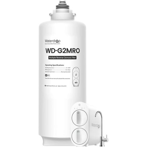 Waterdrop 644845 Filtre à Eau Pour Réfrigérateur, Compatible Avec Bosch Ultraclarity 644845 Replfltr10 00740560 9000194412 Neff Gaggenau Mielehaier 0060820860 0060218743 Rangemaster Dxd 901701 83936914